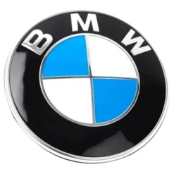 Emblème de capot avant design plat avec logo BMW diamètre 82mm pour BMW X3 E83 et LCI (01/2003-08/2010) - pièce originale BMW