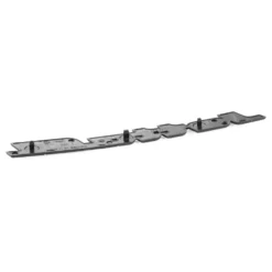 Emblème JETTA GL chrome satiné sur fond noir pour face arrière de VW JETTA 2 finition GL (08/1987-07/1992)