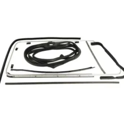 Ensemble de joints de porte droite avec déflecteur fixe pour VOLKSWAGEN Combi Bay Window (08/1967-07/1979)