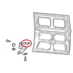 Entretoise entre bras inférieur et porte coulissante pour VOLKSWAGEN Combi Bay Window (1968-1979)
