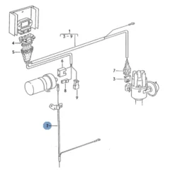 Faisceau antiparasite sur allumage électronique TSZ pour Transporter 79 ->92