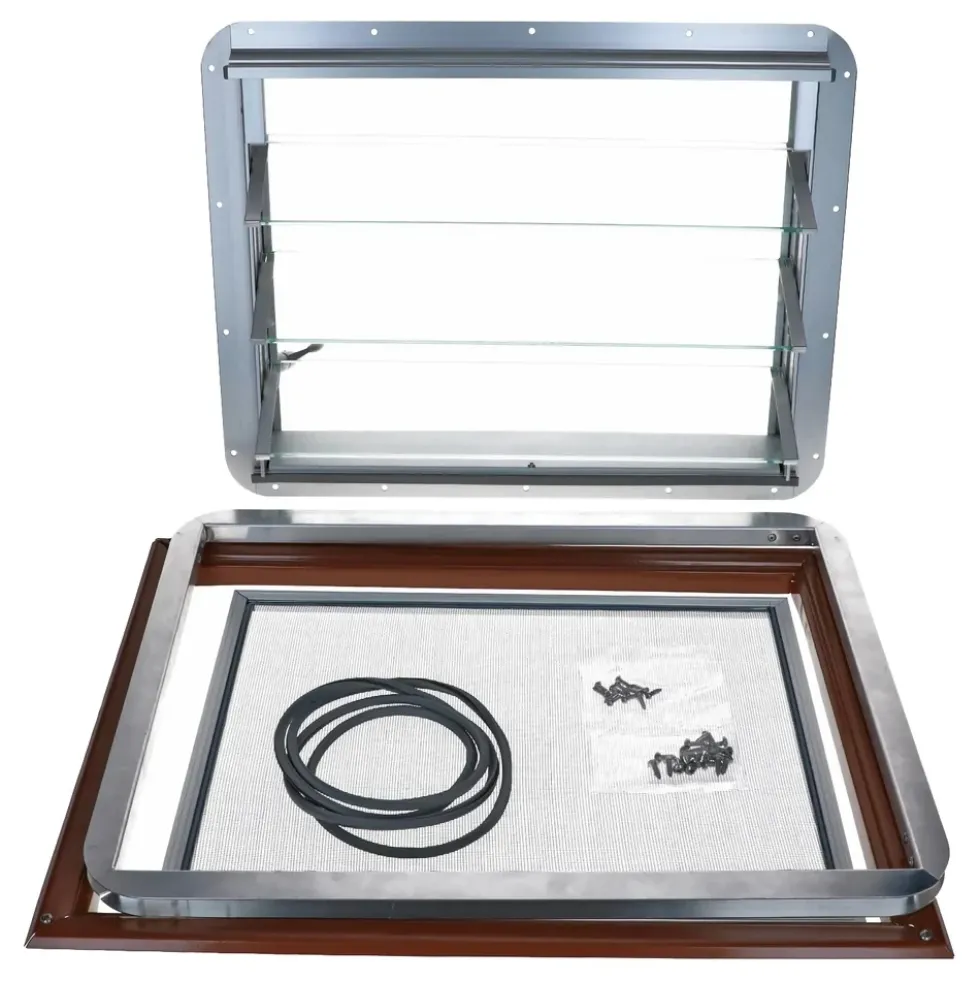 Fenêtre latérale complète à louvres pour VOLKSWAGEN Combi Split Brazil (1957-1975)