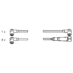 Fils de bougies pour Golf 3 1.6