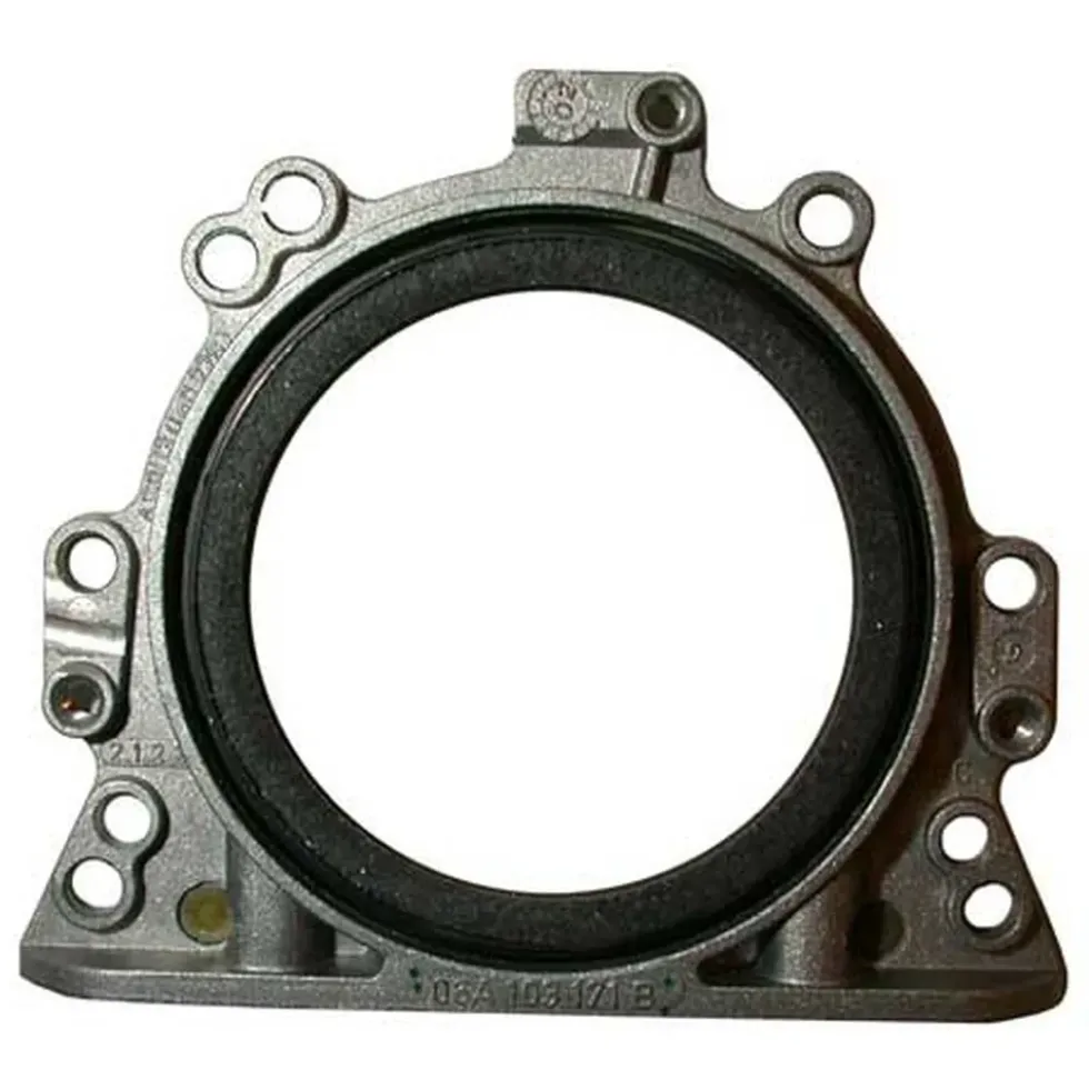 Flasque arrière moteur avec joint Spi pour VW Transporter T5 1.9 TDi et 2.0 essence