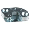 Gâche chromé de porte gauche pour Porsche 911 type F (1967-1972)