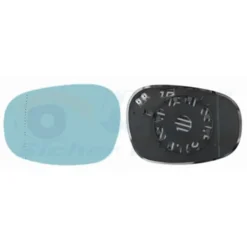 Glace de rétroviseur gauche pour BMW Série 3 Berline, touring, coupé et cabriolet (09/2005-10/2013)