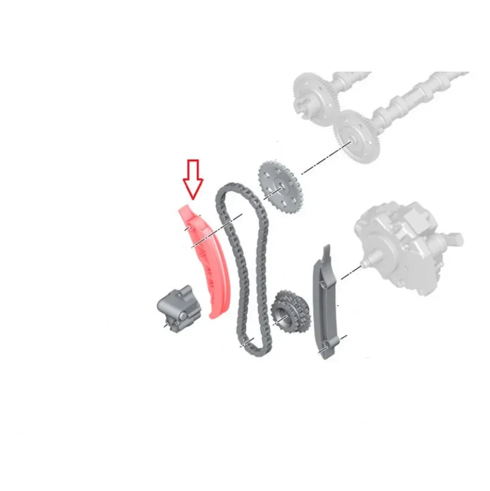 Glissière sur chaine de distribution pour BMW E46 Diesel