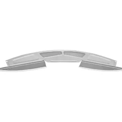 Gouttière frontale pour VOLKSWAGEN Combi Split Brazil (1957-1975)