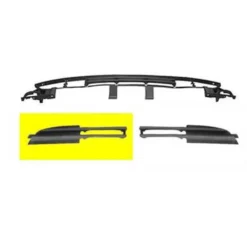Grille avant droite noire sur pare-chocs origine pour BMW Série 3 E46 Berline et Touring essence phase 2 (09/2001-) - côté passager