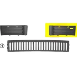 Grille avant gauche sans antibrouillard pour pare-chocs avant de Skoda Fabia (6Y) jusque 2000