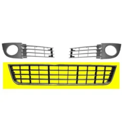 Grille centrale de parechocs pour Audi A6 (C5) depuis 08/01 ->