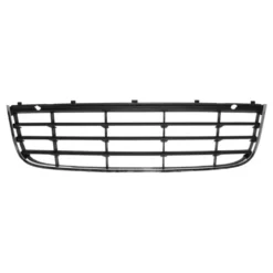 Grille centrale inférieure de pare-chocs avant avec moulure chromée pour VW Golf 5 Variant et Jetta 5 (05/2005-12/2010)