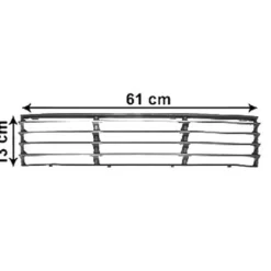 Grille centrale sur parechocs avant pour Passat 5 (3B3 / 3B6)