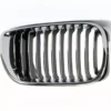 Grille de calandre droite chromée pour BMW Série 3 E46 Berline et Touring phase 2 (09/2001-) - côté passager