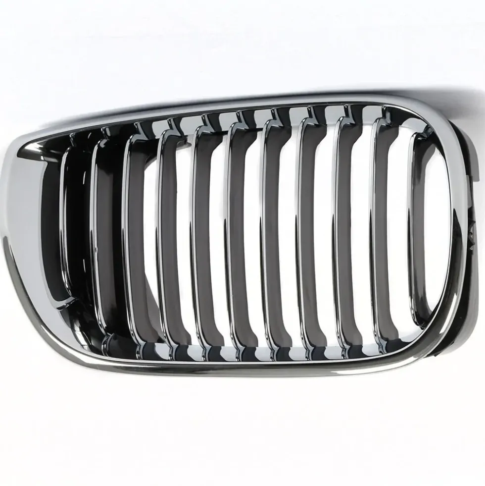 Grille de calandre droite chromée pour BMW Série 3 E46 Berline et Touring phase 2 (09/2001-) - côté passager