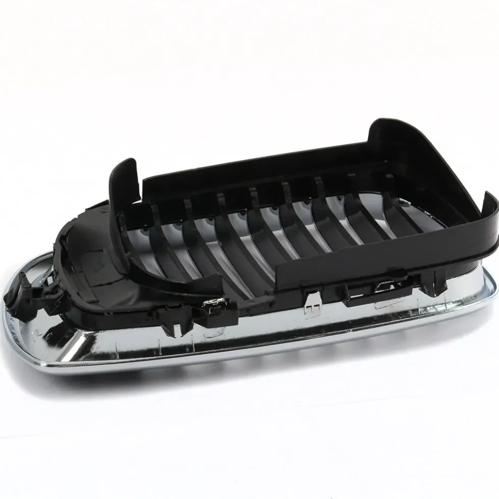Grille de calandre droite chromée pour BMW Série 3 E46 Berline et Touring phase 2 (09/2001-) - côté passager