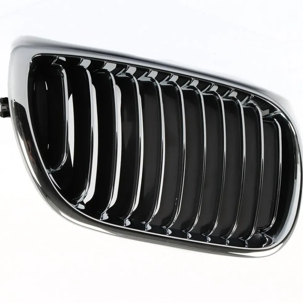Grille de calandre droite chromée pour BMW Série 3 E46 Berline et Touring phase 2 (09/2001-) - côté passager