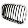 Grille de calandre droite chromée pour BMW Série 3 E46 Berline Touring phase 1 (-08/2001) et Compact (01/2001-12/2004) - côté passager