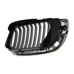 Grille de calandre droite noire pourtour chromé pour BMW Série 3 E46 Berline et Touring phase 2 (09/2001-) - côté passager