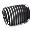 Grille de calandre droite noire pourtour chromé pour BMW Série 5 E39 Berline et Touring phase 1 (-08/2000) - côté passager