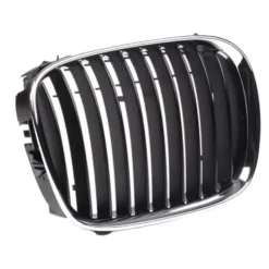 Grille de calandre droite noire pourtour chromé pour BMW Série 5 E39 Berline et Touring phase 1 (-08/2000) - côté passager