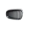 Grille de calandre droite noire pourtour chromé pour BMW Série 3 E90LCI Berline et E91LCI Touring phase 2 (07/2007-05/2012) - côté passager