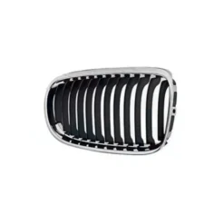Grille de calandre droite noire pourtour chromé pour BMW Série 3 E90LCI Berline et E91LCI Touring phase 2 (07/2007-05/2012) - côté passager