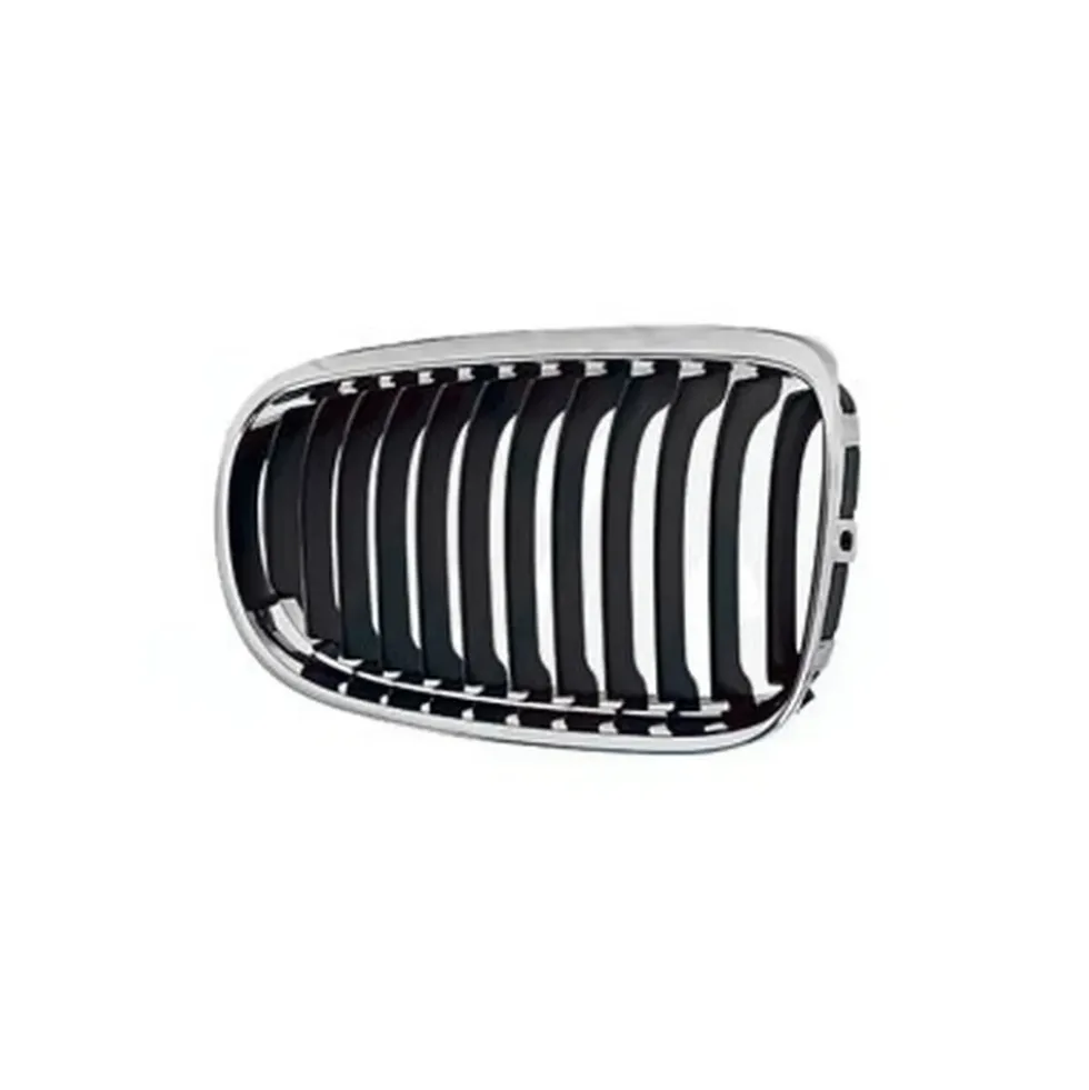 Grille de calandre droite noire pourtour chromé pour BMW Série 3 E90LCI Berline et E91LCI Touring phase 2 (07/2007-05/2012) - côté passager