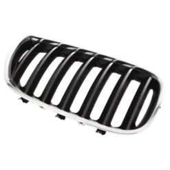 Grille de calandre droite noire pourtour chromé pour BMW X5 E53 phase 2 (10/2003-) - côté passager
