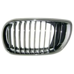 Grille de calandre gauche chromée pour BMW Série 3 E46 Berline et Touring phase 2 (09/2001-) - côté conducteur