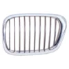 Grille de calandre gauche chromée pour BMW Série 5 E39 Berline et Touring phase 2 (09/2000-) - côté conducteur