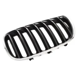 Grille de calandre gauche noire pourtour chromé pour BMW X5 E53 phase 2 (10/2003-) - côté conducteur