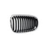 Grille de calandre gauche noire pourtour chromé pour BMW Série 3 E90LCI Berline et E91LCI Touring phase 2 (07/2007-05/2012) - côté conducteur