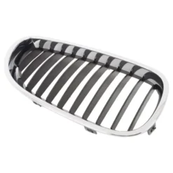 Grille de calandre noire pourtour chromé pour BMW Série 5 E60 E60LCI Berline et E61 E61LCI Touring (12/2001-05/2010) - côté droit