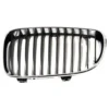 Grille de calandre ouverte noire pourtour chromé pour BMW Série 1 E81 E82 E87LCI E88 (02/2006-10/2013) - côté gauche