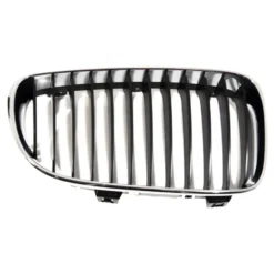 Grille de calandre ouverte noire pourtour chromé pour BMW Série 1 E81 E82 E87LCI E88 (02/2006-10/2013) - côté droit