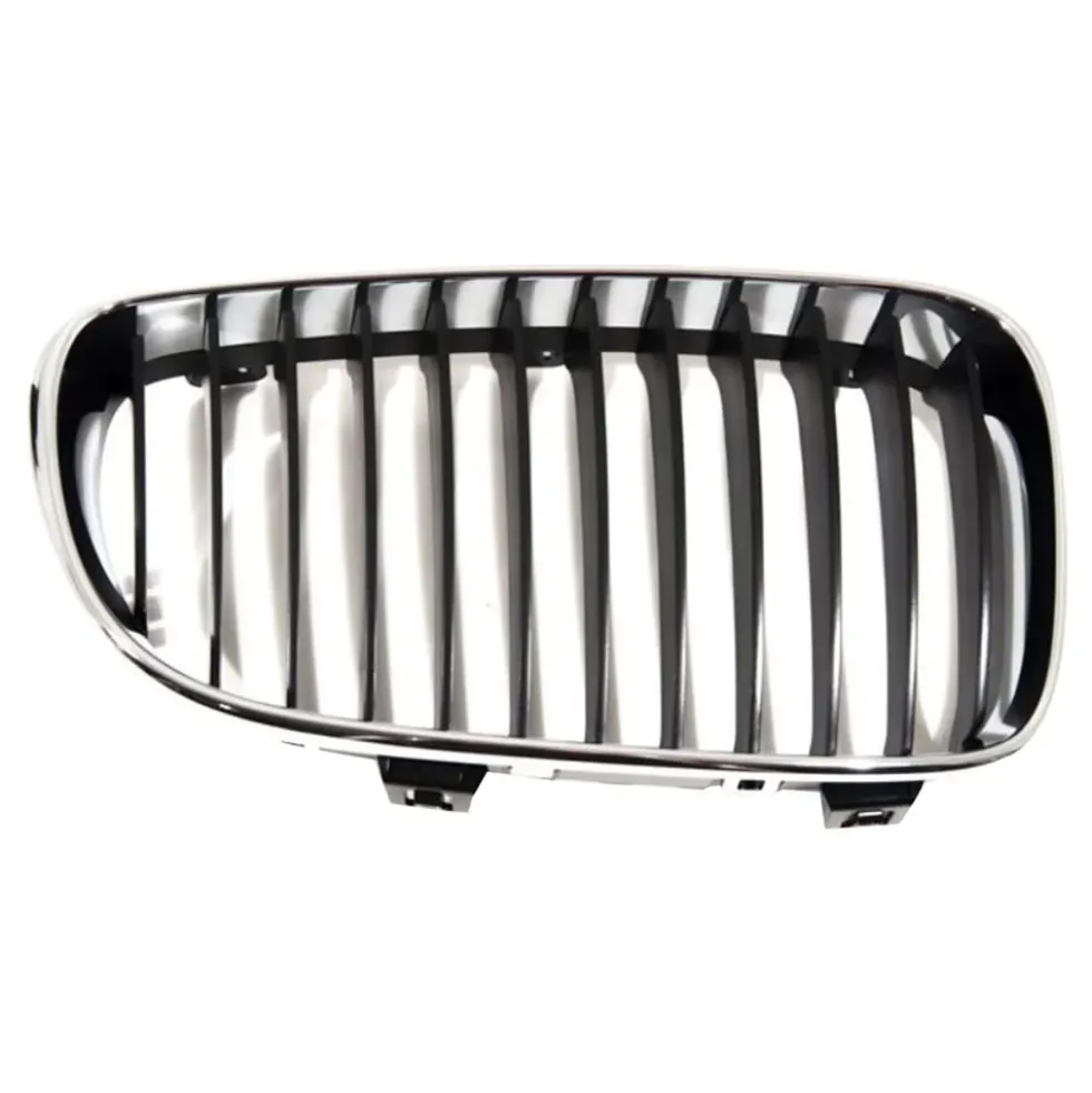 Grille de calandre ouverte noire pourtour chromé pour BMW Série 1 E81 E82 E87LCI E88 (02/2006-10/2013) - côté droit