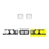 Grille de calandre pourtour de phare gauche pour BMW Série 5 E34 Berline et Touring (03/1987-03/1994) - version étroite