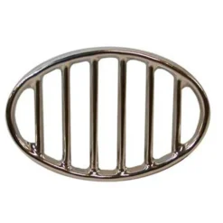 Grille de klaxon chromée sur aile avant pour Volkswagen Coccinelle 53 ->73