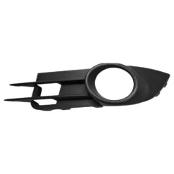 Grille de pare-chocs avant gauche noir satiné pour VW Touran 1T2 Cross et R-Line phase 2 avec feux anti-brouillards (10/2006-05/2008) - côté conducteur