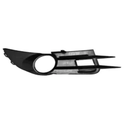 Grille de pare-chocs avant gauche noir satiné pour VW Touran 1T2 Cross et R-Line phase 2 avec feux anti-brouillards (10/2006-05/2008) - côté conducteur