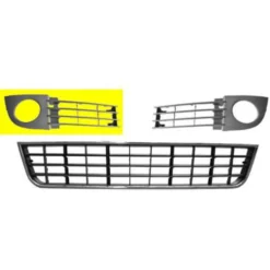 Grille droite de parechocs pour Audi A6 depuis 08/01 ->