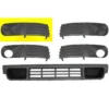 Grille droite en gris graphite de parechocs pour VW Transporter T5 combi /fourgon de 2003 à 2009
