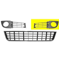 Grille gauche de parechocs pour Audi A6 depuis 08/01 ->