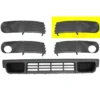 Grille gauche en gris graphite de parechocs pour VW Transporter T5 combi /fourgon de 2003 à 2009
