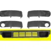 Grille inférieure grise graphite de parechocs pour VOLKSWAGEN Transporter T5 combi / fourgon (2003-2009)