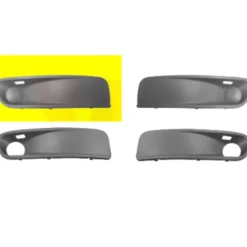 Grille lisse droite à peindre de parechocs pour VW Transporter T5 Caravelle / Multivan de 2003 à 2009