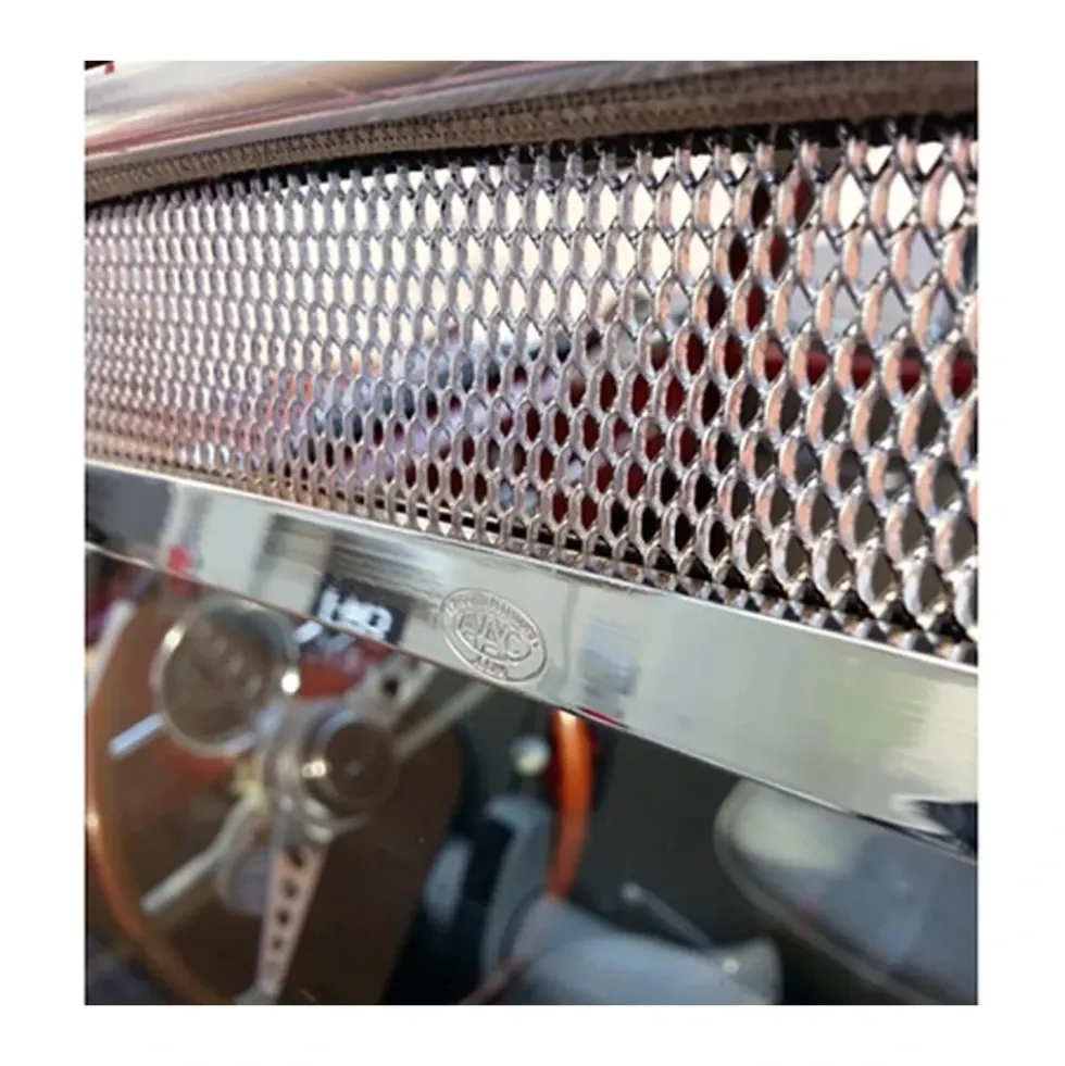 Grilles d'aération en alu poli sur portes pour Volkswagen Coccinelle ->64