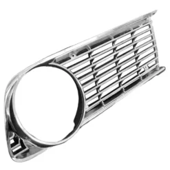 Grilles de calandre pourtour de phare droit et gauche chromées pour BMW Série 02 E10 phase 2 (09/1973-07/1977)