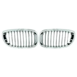 Grilles de calandres type Design chrome pour Bmw Série 3 E46 Coupé et Cabriolet (03/2003-08/2006) - Phase 2
